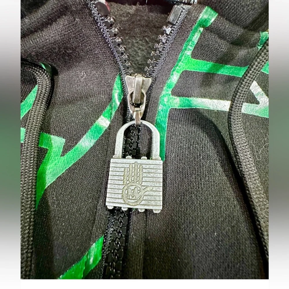 MISKEEN ORIGINALS ZIP HOODIE 2XLT EMBROIDERED GAMER SKATEBOARD-SEEN ON LIL ROMEO